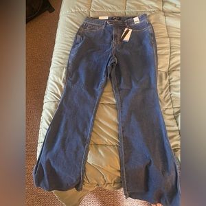 Judy Blue Summer Nights High Rise Control Top Cut Hem Flare 14W